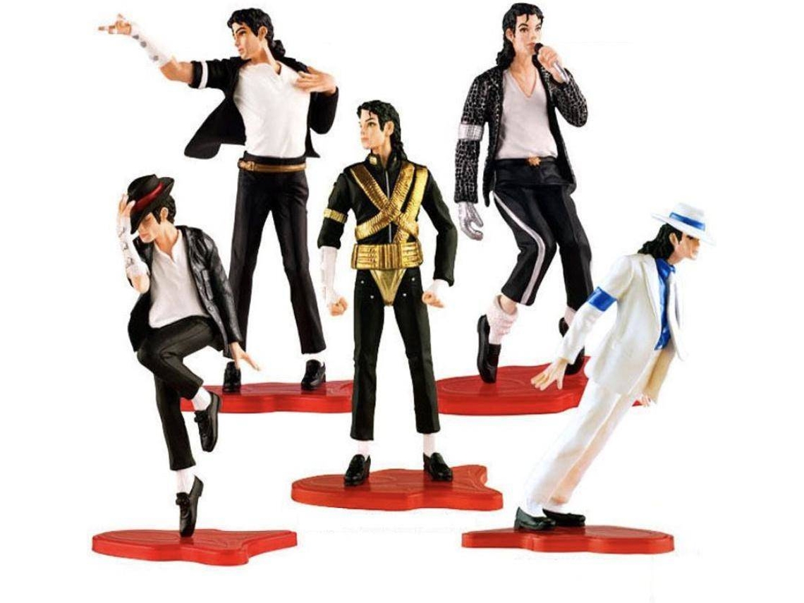 Set de Figuras OEM Michael Jackson (5 unidades - 4.5 x 10 cm)