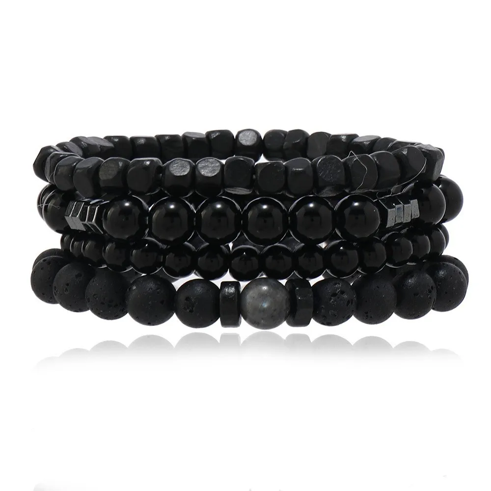 Pulsera De Cuentas De Madera, Pulsera Con Cruz Del Árbol De La Vida Para Meditación Y Yoga