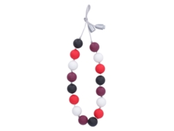 Collar para dientes de bebé con perlas de silicona comestibles - Juguete para la dentición