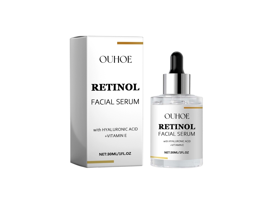 Sérum facial reafirmante antiedad con efecto visible rápido.
