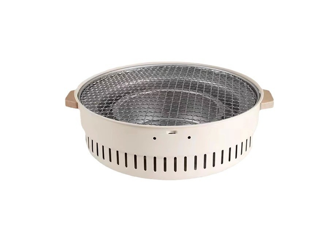 Parrilla de carbón Zibo para exteriores, para camping, pequeña y multifuncional, sin humo (no disponible)