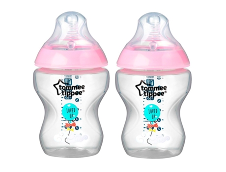 Tommee Tippee Duplo Biberón Rosa 2x260ml