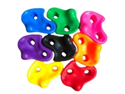 Anub kit de Pisos de Escalada em Parede 6 Peças com Acessórios Multicolorido para Crianças Rosa Verde Marrom Roxo Amarelo Laranja