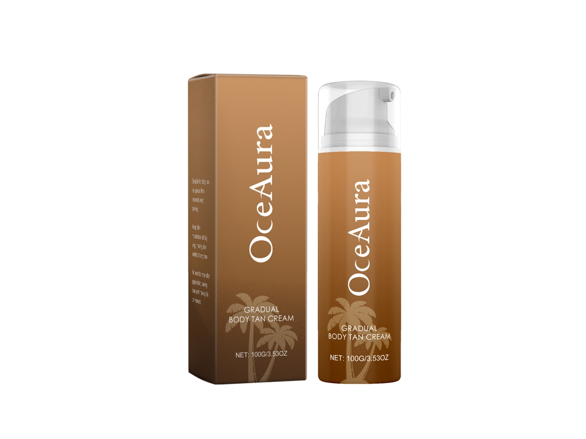 Crema De Bronceado Sin Sol Oceaura, Crema De Bronceado Para Playa Y Exterior En El Verano Para Piel Corporal Suave Y Brillante