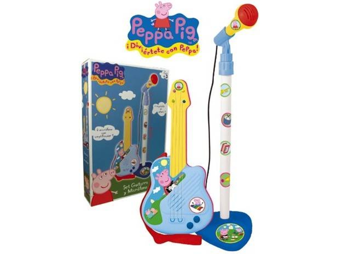 Instrumento Musical PEPPA PIG Micro Y Guitarra (Edad Mínima Recomendada: 5años)