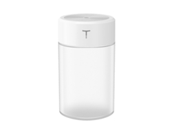 Humidificador USB de 360 ml con 2 modos, luz ambiental y llenado superior.