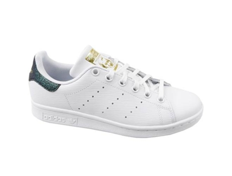 Zapatillas de Niños ADIDAS Stan Smithj Piel Blanco (36.6)