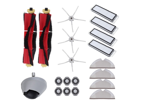 Rueda limpia de repuesto/filtro Hepa/cepillo principal para Xiaomi Roborock S6/S60/S65/S5 Max/T6, accesorios Roborock