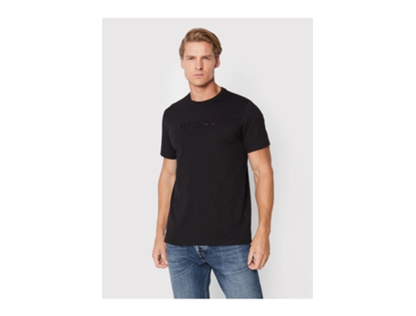 Camiseta GUESS JEANS Algodón Hombre (L - Negro)