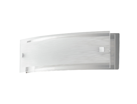 Aplique LED JOYCE blanco en cristal 15W 4000K (luz natural) 9x48x6,5cm