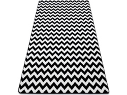 Alfombra DYWANY LUSZCZOW Sketch F561 (Negro y Blanco - 240 x 330 cm - Polipropileno)
