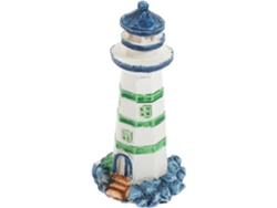 Náutico Resina Verde Estilo Mediterráneo Adorno Escritorio Resistente Fácil Limpiar Decoración Hogar Ambiente