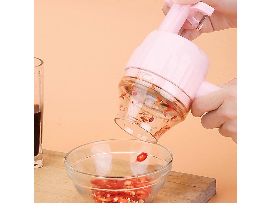 Cortador eléctrico portátil de verduras, rebanador de frutas y verduras, utensilio de cocina multifuncional