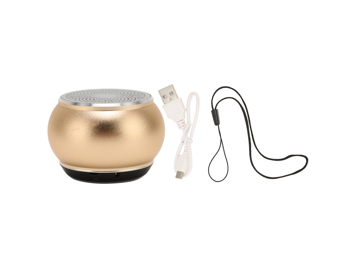 Altavoz Bluetooth Pequeño, Diseño Sencillo, Resistente Al Agua Ip67, Portátil, Inalámbrico, Dorado, Para Ducha, Bicicleta, Coche.
