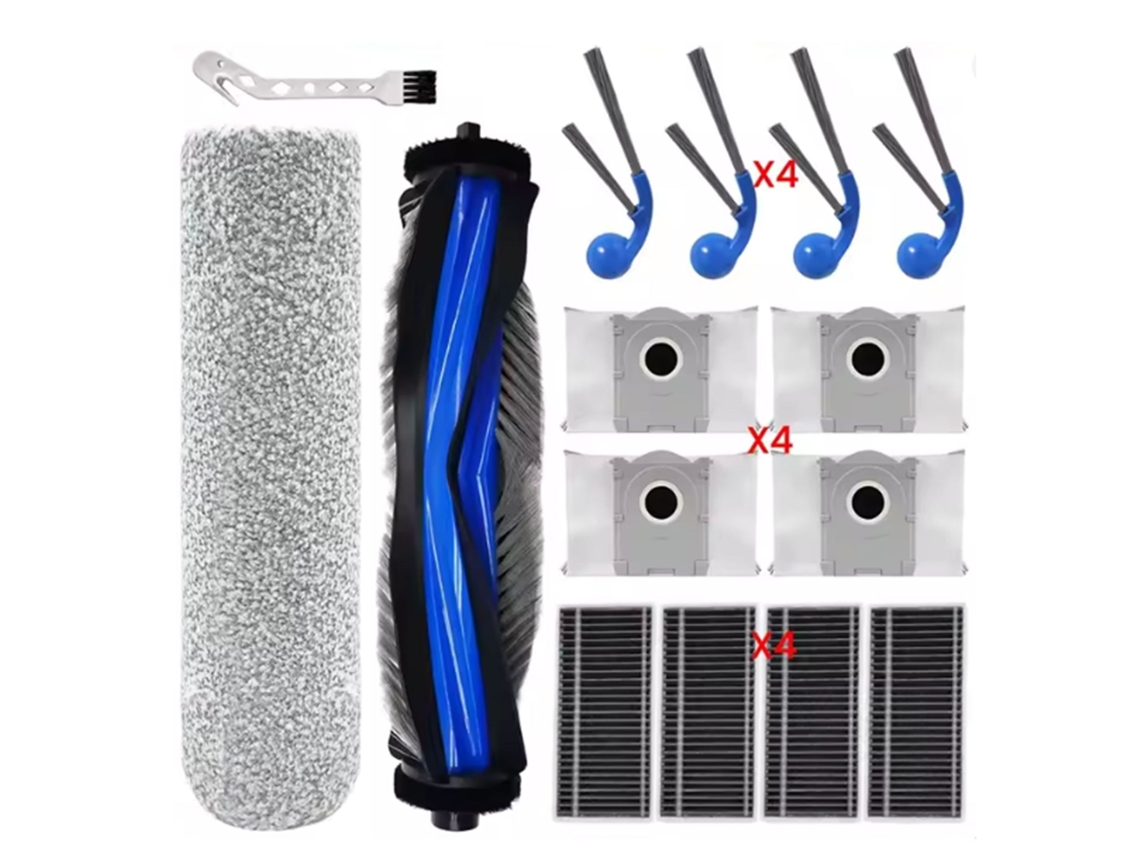 Kit Repuesto Adaptable Para Ecovacs T80, Alto Rendimiento, 15 Accesorios Multiuso Para Limpieza Profunda En Espacios Del Hogar
