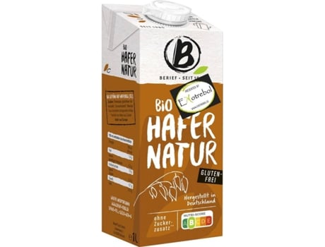 Bebida de Avena Sin gluten Bio EKOTREBOL (1 L)