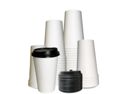 JILLIOPER Vasos desechables de papel con tapa para café, bebidas calientes, resistentes a fugas, aislantes, para llevar, fabricados con papel de la más alta cal