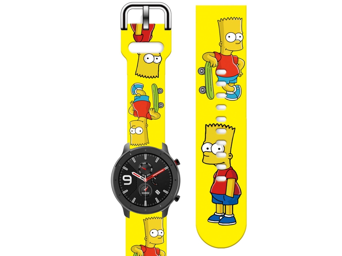 Correa Silicona Líquida para TicWatch E2 Amarillo