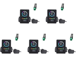 5x M7c-2 Compteur D'affichage Lcd Para Vélo Électrique 24 V 36 48 60 E Scooter Panneau Con Usb Uart