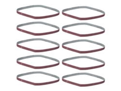 10 Pcs Correa De Lija Abrasiva Gxk51-b 457x13mm Óxido De Aluminio Para Lijadora Circular (120)