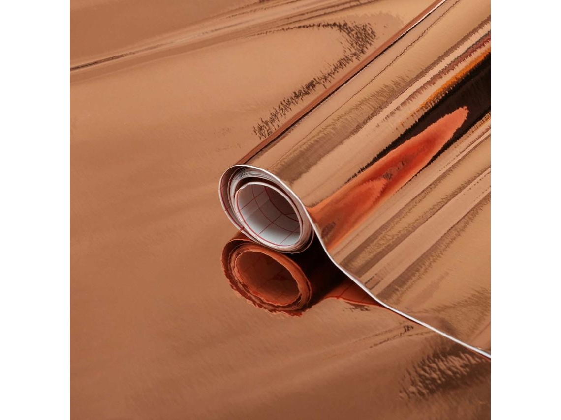Papel Autoadhesivo D-C-FIX Metálico P104487 (Rosa - 45 x 500 cm)