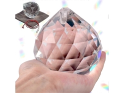 Prismas de cristal transparente de 3,15 pulgadas para colgar en vidrieras con forma de arcoíris en el mercado europeo.