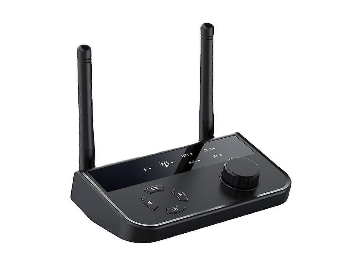Transmisor y receptor Bluetooth 5.3 de largo alcance GOKOCO para adaptador de audio estéreo doméstico para TV