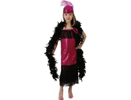 Disfraz de Niña ATOSA Charleston fucsia (Tam: 5 a 6 años)