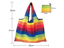 Bolsa de compras grande, reutilizable y ecológica para supermercados, guardar juguetes, playa, bolso de hombro, GOKOCO