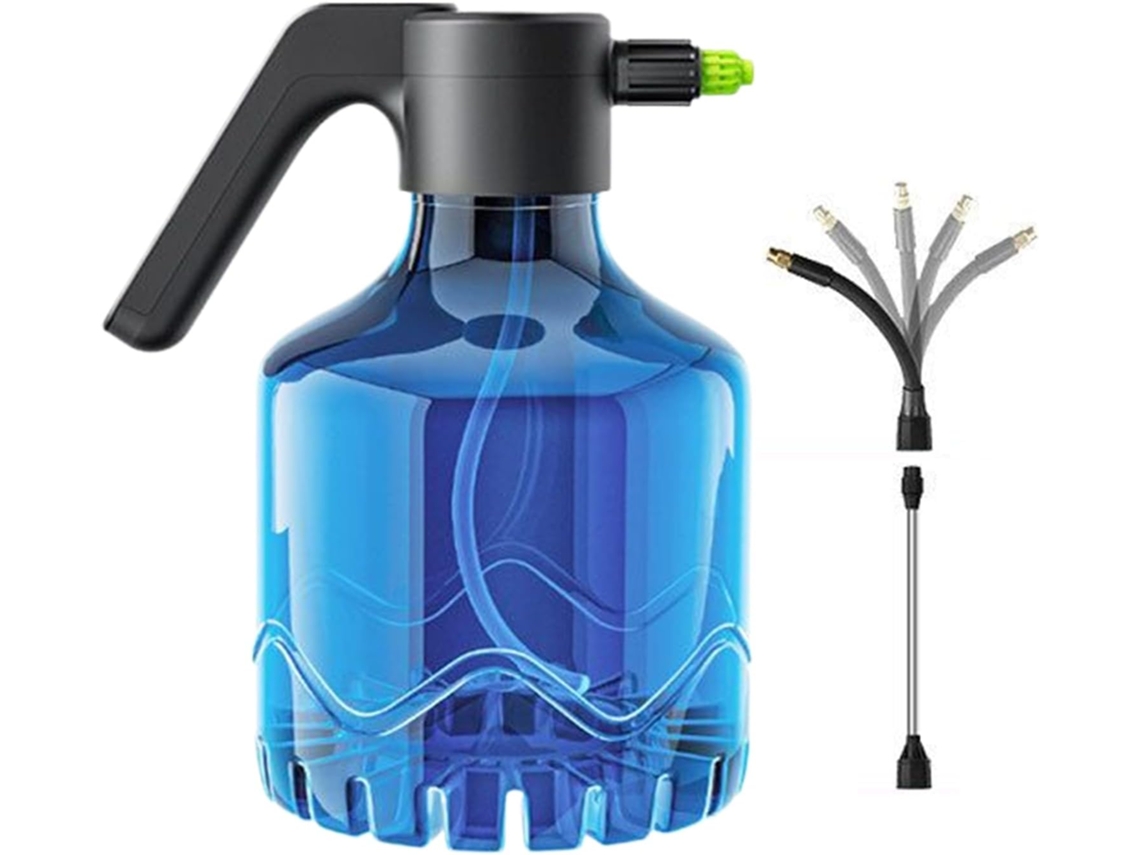 Pulverizador eléctrico portátil de 2 l para césped, pulverizador ajustable para malezas Chaberlu