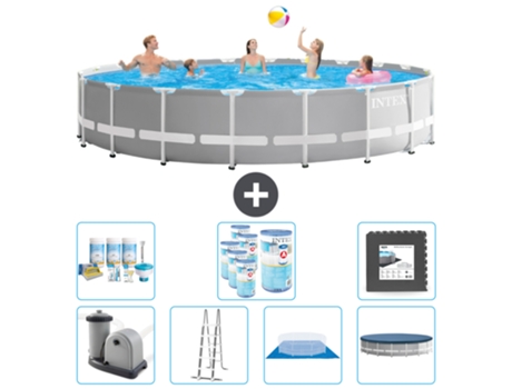 Piscina Tubular INTEX 26756GN-CB43 (32695 L - 610x132cm)
