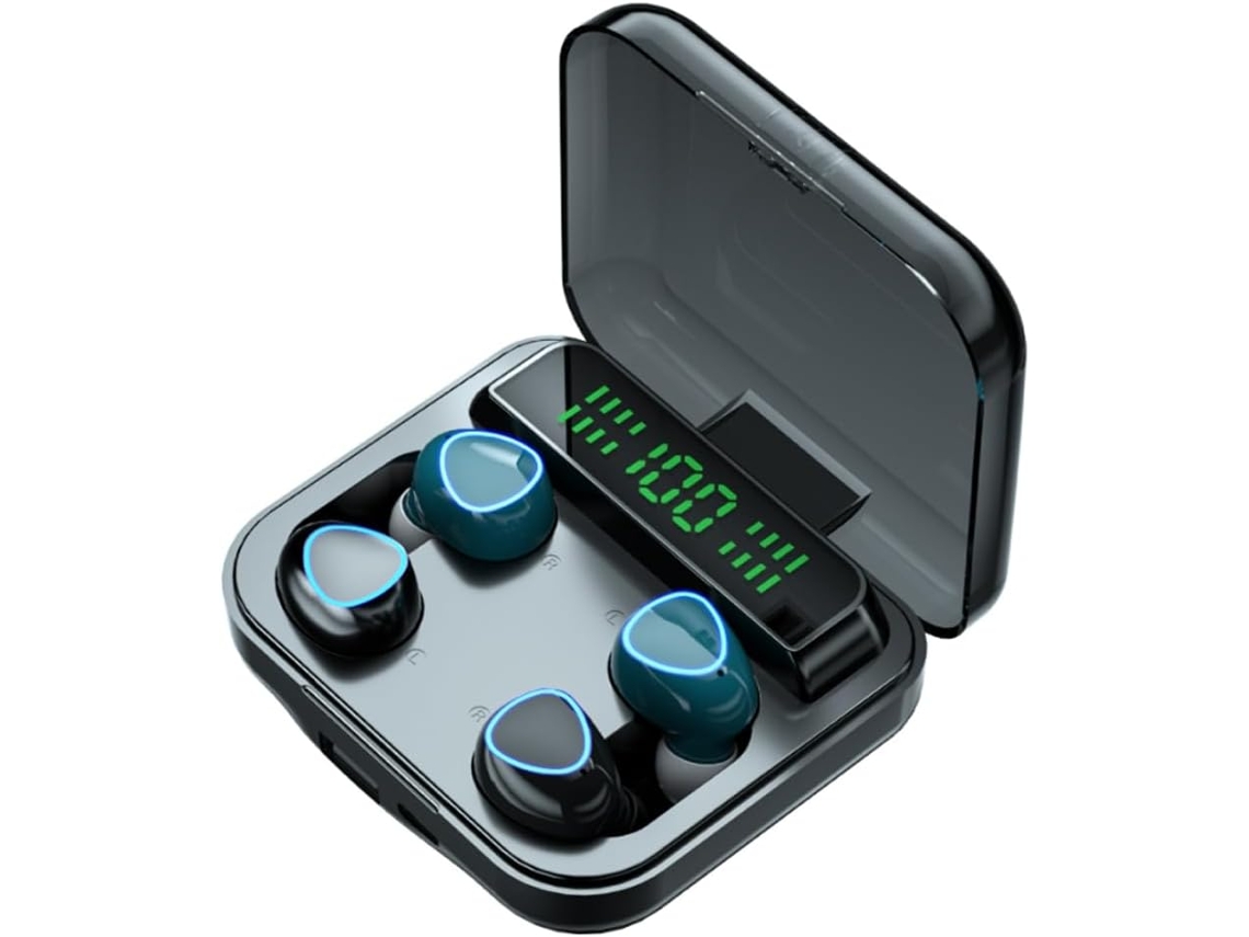 Auriculares Inalámbricos M22 Para Parejas, Pantalla Táctil Digital, Bluetooth, Doble Cancelación De Ruido.