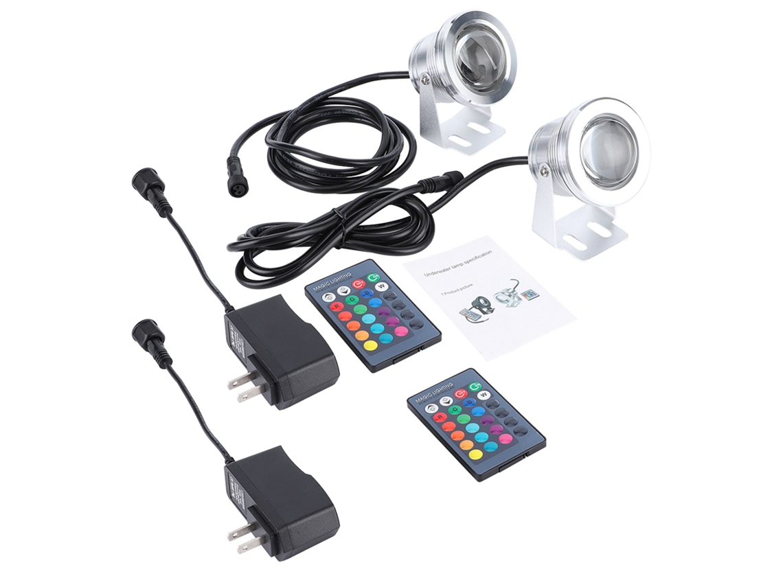 Lámpara sumergible RGB Fontana 2026 para iluminación y decoración de paisajes.
