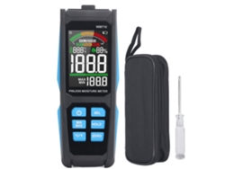 Medidor De Humedad Digital Sin Aguja Para Madera Y Materiales De Construcción Con Sensor De Montaje En Pared.