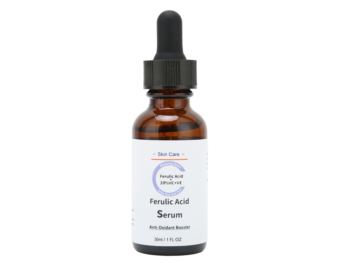 Sérum De Ácido Ferúlico Con Vitamina C Y E, Iluminador, Hidratante Y Reparador Facial, 30ml