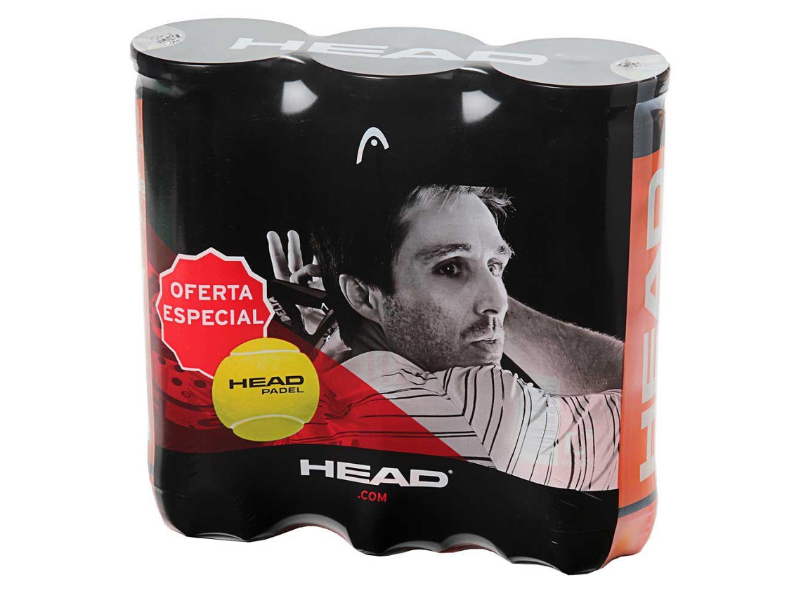 Pelota de Pádel HEAD Head Pádel Tripack