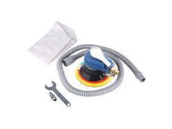 Lijadora Orbital Neumática De Mano De 150 Mm Con Manguera De Recolección De Polvo Para Madera Y Metal.