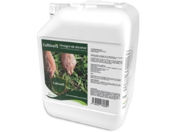 CULTIVERS Vinagre de Alcohol 10 L 100% Natural. Elimina las malas hierbas. Limpiador de Sistemas de Riego y bactericida Natural Regulador de ph