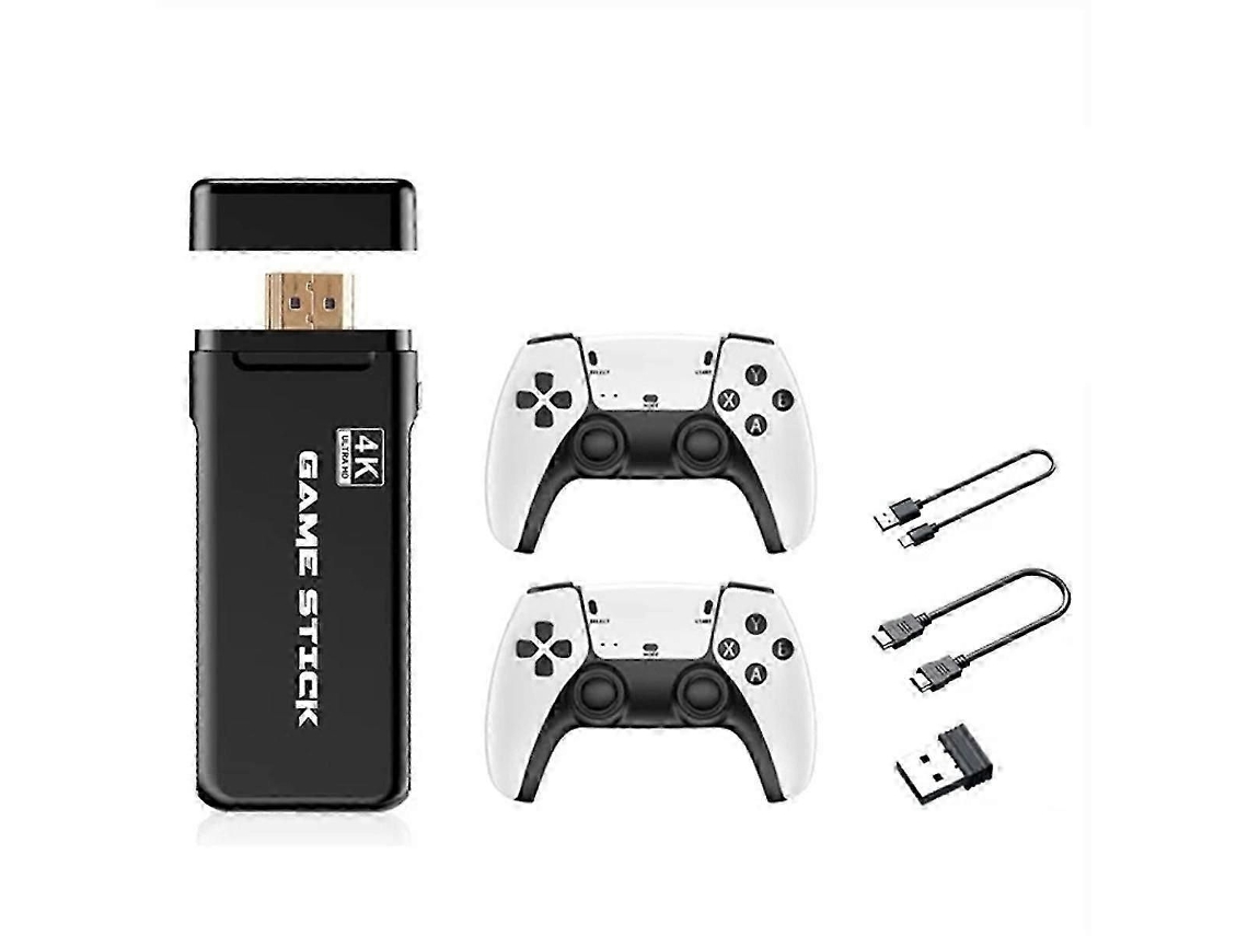 Consola de juegos GOKOCO M8 Pro con 64 GB, 20.000 juegos, dos mandos inalámbricos, estilo retro.