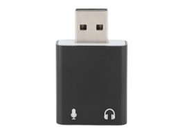 Vlrla-tarjeta De Sonido Usb Externa Estéreo 7.1 Canal Adaptador Usb A 3.5mm Para Pc Portátil Escritorio Negro