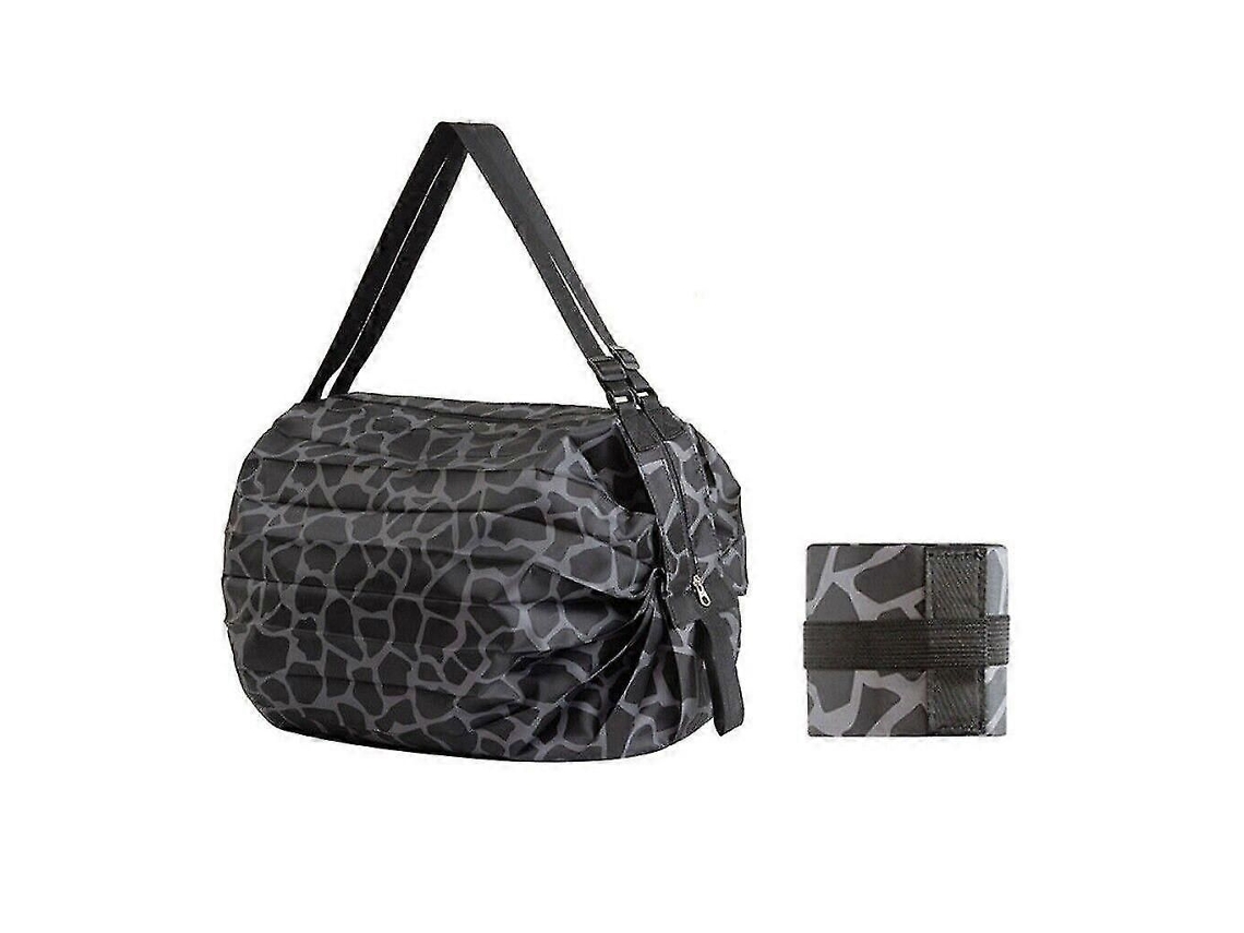 Bolsa de la compra grande y plegable con espacio de almacenamiento, para llevar al hombro o como bolso de mano ecológico y reutilizable. GOKOCO