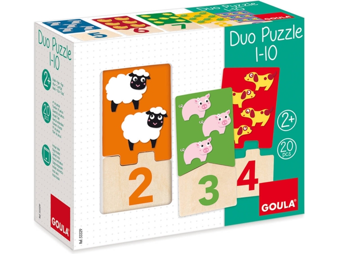 Juguete Educativo JUMBO Puzzel Duo 1-10
