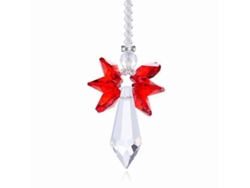 Colección de ángeles de cristal de chakra arcoíris