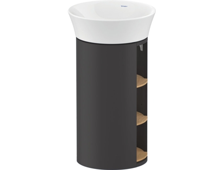 DURAVIT White Tulip, mueble de lavabo de pie, ancho 350 x fondo 410mm, con compartimento abierto, con tecnología tip-on, WT42390