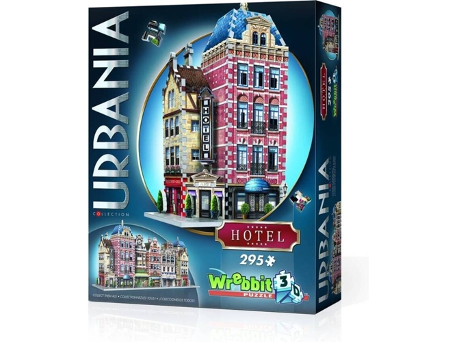 Puzzle 3D WREBBIT Hotel (Edad Mínima: 12 - 295 Piezas)