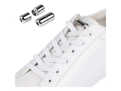 2026-3 Pares Cordones Elásticos Planos Con Cápsula Metálica Sistema De Cordaje Rápido Para Zapatos