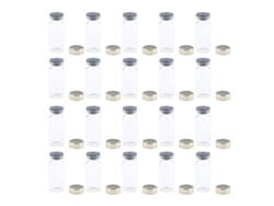 20 Viales De Vidrio Estériles Vacíos Sellados Para Suero, Frascos De 10 Ml.
