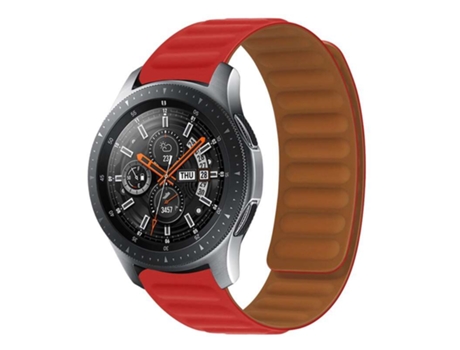 Correa Pulsera Magnética de Forte Conexión para Garmin Venu 2 Plus Rojo
