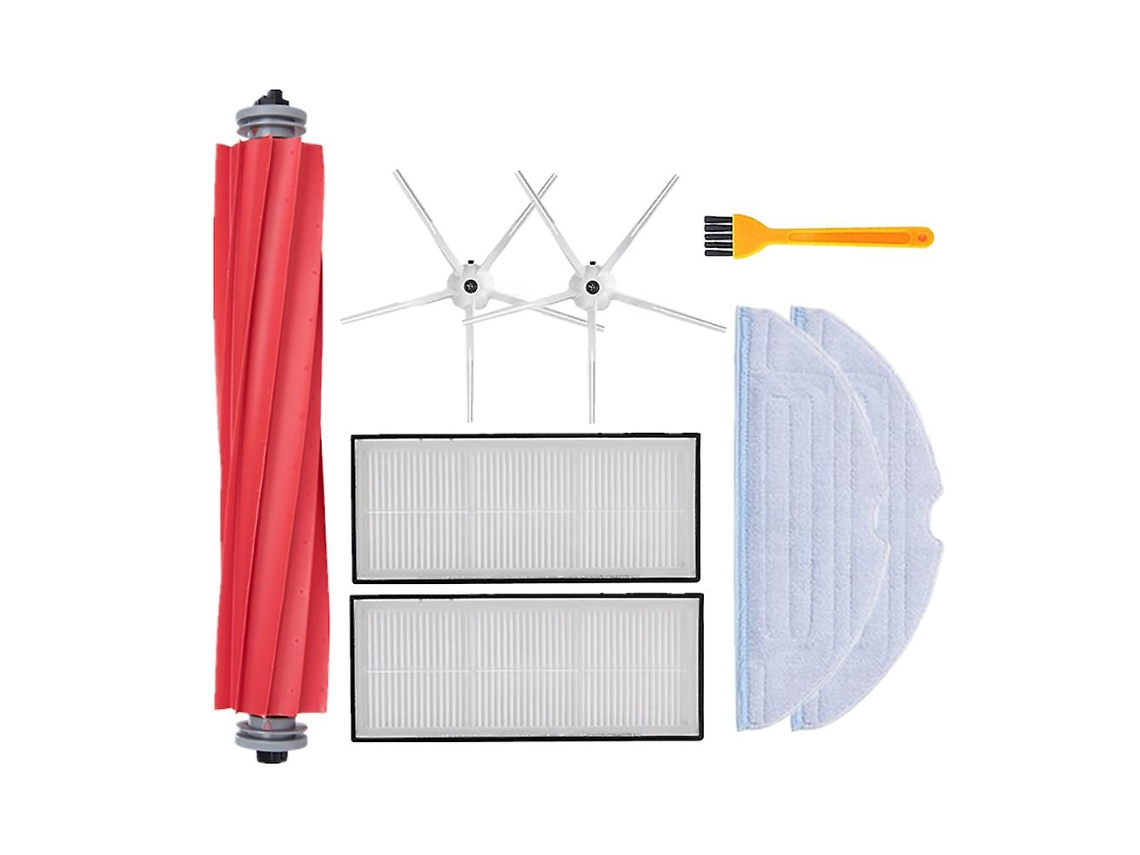 8 peças kit de peças de reposição para xiaomi roborock s7 robô aspirador branco