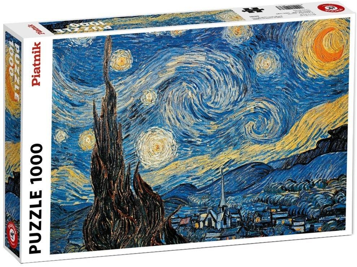 Puzzle PIATNIK Van Gogh Starry Night (Edad Mínima: 8 Anos - 1000 Piezas)